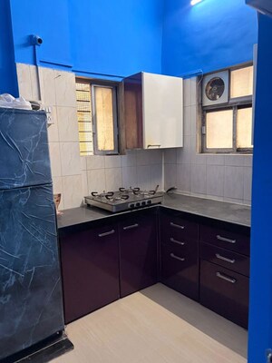 Kitchen in 1 BHK Apartment at God Gifts Building, Lower Parel – for Rent
