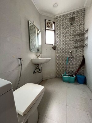 Bathroom in 3 BHK Apartment at Saket – for Rent