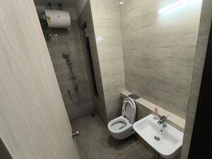 Bathroom in 3 BHK Apartment at Adani Ten BKC, Bandra East – for Sale