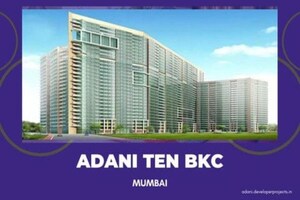 3 BHK Apartment – Exterior View View at Adani Ten BKC, Bandra East - for Sale