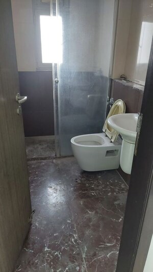 Bathroom in 3 BHK Apartment at DB Orchid Woods, Goregaon East – for Rent