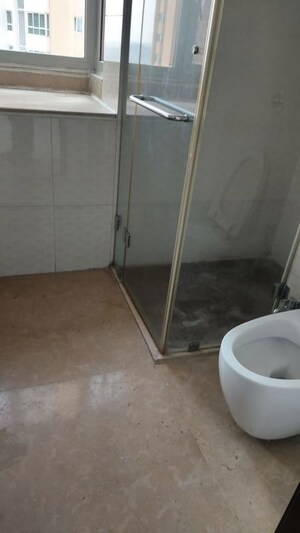 Bathroom in 3 BHK Apartment at DB Orchid Woods, Goregaon East – for Rent