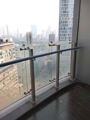 Balcony in 4 BHK Apartment at Lodha World View, Worli – for Rent