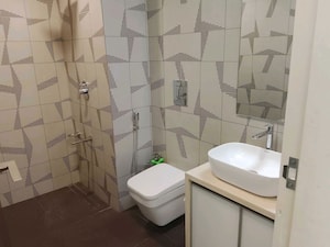 Bathroom in 4 BHK Apartment at Lodha World View, Worli – for Rent