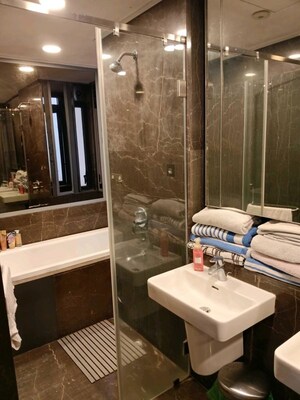 Washroom in 4 BHK Apartment at Lodha Marquise, Worli – for Rent