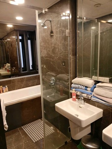 Washroom in 4 BHK Apartment at Lodha Marquise, Worli – for Rent