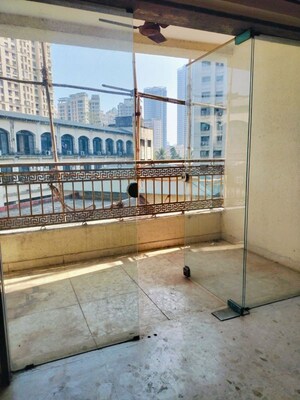 Balcony in 2 BHK Apartment at Swastik Regalia, Waghbil – for Rent