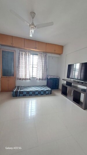 Living Room in 3.5 BHK Apartment at Aundh – for Rent