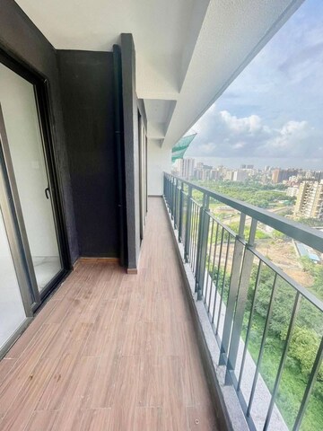 Balcony in 2 BHK Apartment at Rahul Aston, Hinjewadi – for Rent