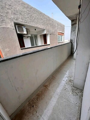 Balcony in 2 BHK Apartment at Palm Residency Chhatarpur, Chattarpur – for Rent