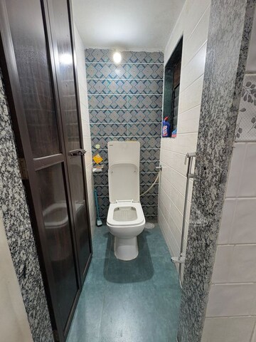 Bathroom in 1 BHK Apartment at Raunak Bliss, Ghodbunder Road – for Sale