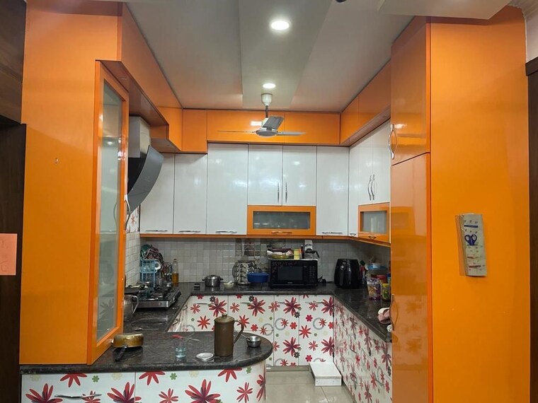 Kitchen, kw-srishti 3 Bedroom 1485 Sq.Ft. Apartment In Raj Nagar Extension Ghaziabad 9913166