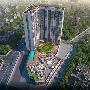 Balcony in 1 BHK Apartment at Dotom Isle, Malad West – for Sale