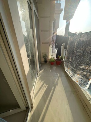 Balcony in 3 BHK Apartment at Indira Nagar – for Rent