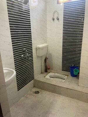 Bathroom in 3 BHK Apartment at Indira Nagar – for Rent