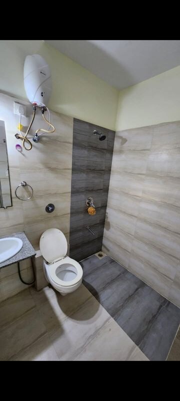 Bathroom in 2 BHK Apartment at AVS Shalin Otium, Prahlad Nagar – for Rent