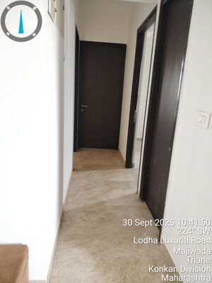 Building Lobby in 2 BHK Apartment at Lodha Luxuria, Majiwada – for Sale