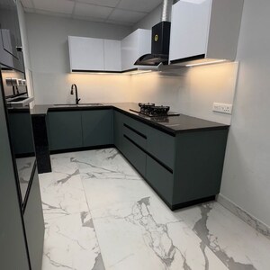 Kitchen in 3 BHK Builder Floor at Panchkula Urban Estate – for Sale