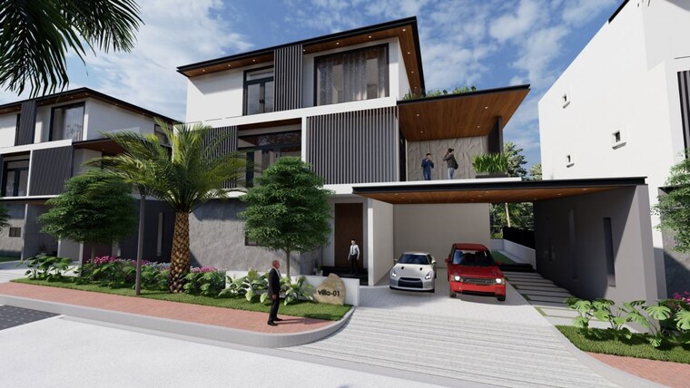 Exterior View, gnr-anvaya-icon-city 3 Bedroom 2821 Sq.Ft. Villa In Kongara Kalan Hyderabad 9913938