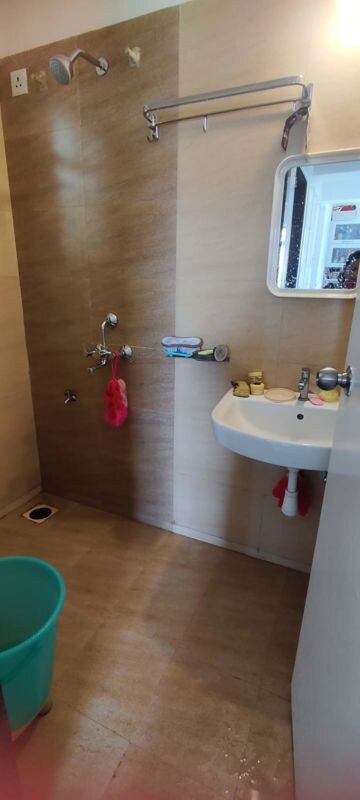 Bathroom in 1 BHK Apartment at Kharadi – for Rent