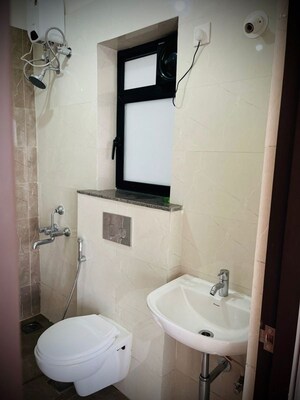 Bathroom in 1 BHK Apartment at Duville Riverdale Suites, Kharadi – for Rent