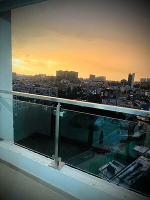 Balcony in 1 BHK Apartment at Duville Riverdale Suites, Kharadi – for Rent