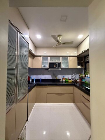 Kitchen in 3 BHK Apartment at Soham Tropical Lagoon, Ghodbunder Road – for Rent
