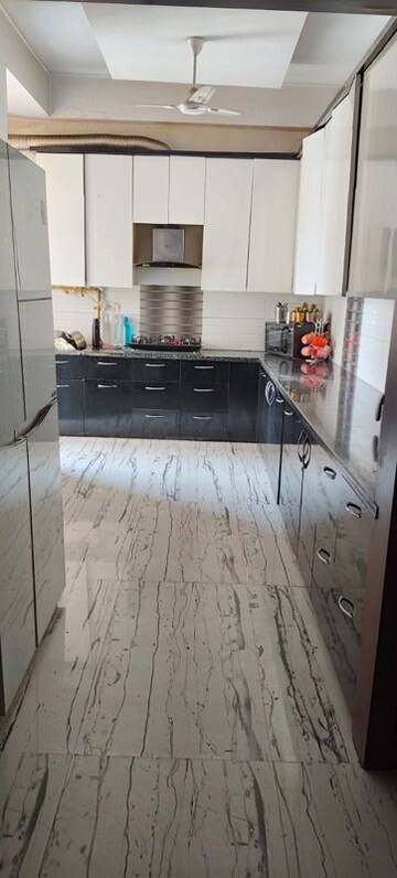 Kitchen in 4 BHK Builder Floor at Maya Homes, Indrapuram – for Rent