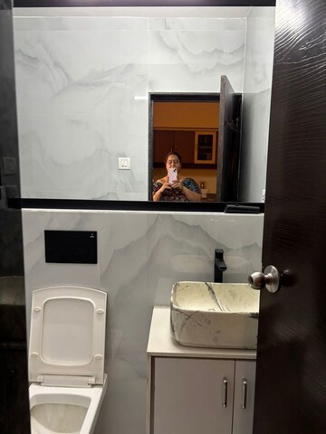 Bathroom in 2 BHK Apartment at Kalpataru Paramount, Kapur Bawdi – for Rent