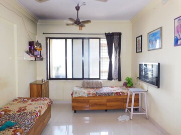 Living Room in 1 BHK Apartment at Puraniks Kanchanpushp Complex, Kavesar – for Rent