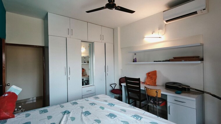 Bedroom, kumar-sophronia 3 Bedroom 1503 Sq.Ft. Apartment In Kalyani Nagar Pune 9914773