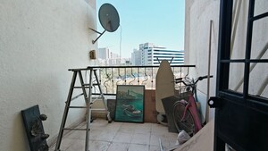 Staircase in 3 BHK Apartment at Kumar Sophronia, Kalyani Nagar – for Rent