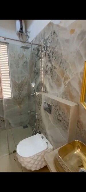 Bathroom in 3 BHK Apartment at Indiabulls Sky Forest, Lower Parel – for Rent
