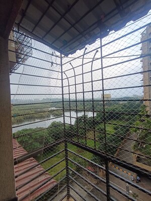 Balcony in 1.5 BHK Apartment at Juhi Lawns, Seawoods – for Rent