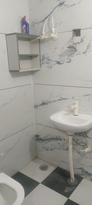 Bathroom in 1 BHK Builder Floor at Arun Yamuna Enclave, Sector 30 – for Rent