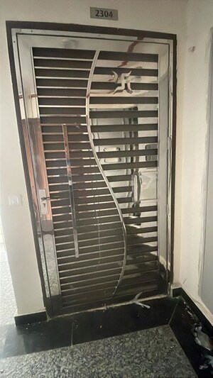 Staircase in 3 BHK Apartment at Amrapali Crystal Homes, Sector 76 – for Rent