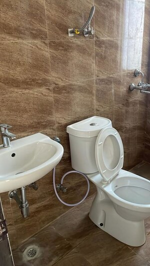 Bathroom in 3 BHK Apartment at Amrapali Crystal Homes, Sector 76 – for Rent