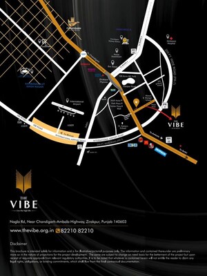 3 BHK Apartment – Map Location View at Nagla Road - for Sale