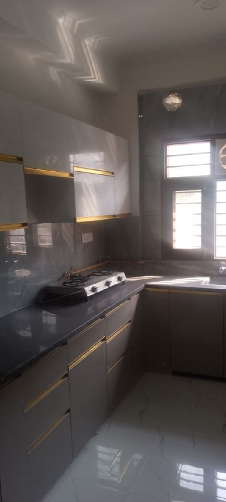Kitchen, arun-yamuna-enclave 2 Bedroom 1400 Sq.Ft. Builder Floor In Sector 30 Faridabad 9915769