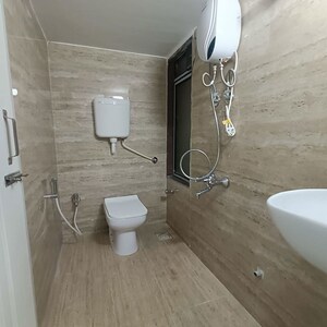 Bathroom in 1 BHK Apartment at Shellproof Gladiolus Tower, Vasai East – for Sale