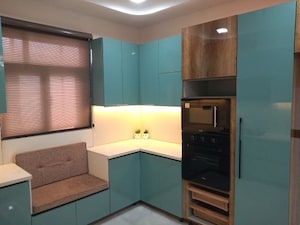 Kitchen in 4 BHK Builder Floor at Puri Aman Vilas, Sector 89 – for Sale