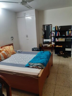 Bedroom in 1 BHK Builder Floor at East Of Kailash – for Rent