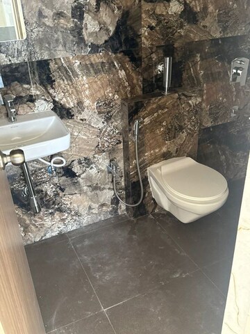 Bathroom in 1 BHK Apartment at Mahim – for Rent