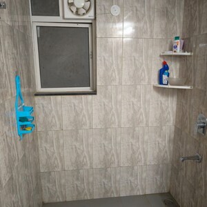 Bathroom in 3 BHK Apartment at Shapoorji Pallonji Joyville Gurgaon, Sector 102a – for Rent