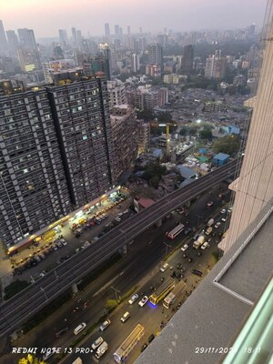 Balcony in 2 BHK Apartment at Omkar Signet, Malad East – for Rent