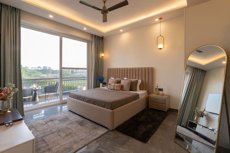 Bedroom, chd-resortico 3 Bedroom 2030 Sq.Ft. Villa In Sohna Sector 34 Gurgaon 9917435