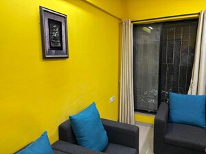 Living Room in 2 BHK Apartment at Sun City Mercury, Powai – for Rent