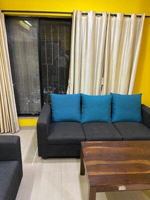 Living Room in 2 BHK Apartment at Sun City Mercury, Powai – for Rent
