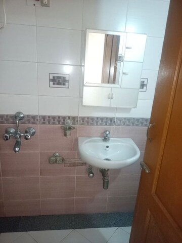 Bathroom in 2 BHK Apartment at Sadguru Complex I, Goregaon East – for Rent