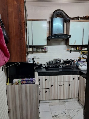 Kitchen in 3 BHK Builder Floor at Malviya Nagar – for Sale